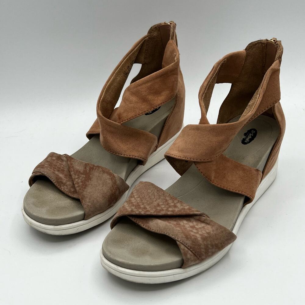 Dr. Scholls Golden Hour Gladiator Wedge Sandals Size 7.5